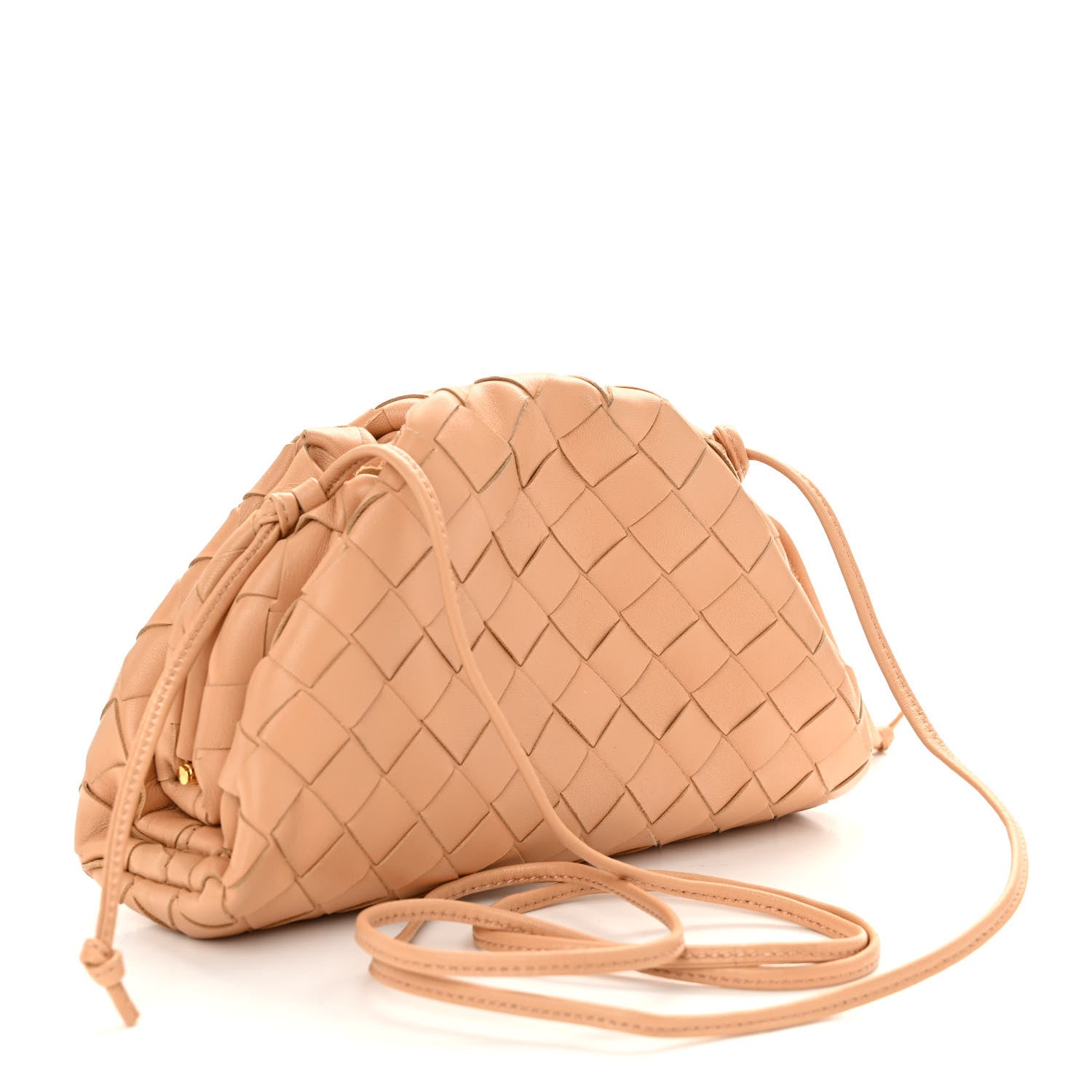 Bottega Veneta Nappa Intrecciato The Mini Pouch Almond 3 of 10