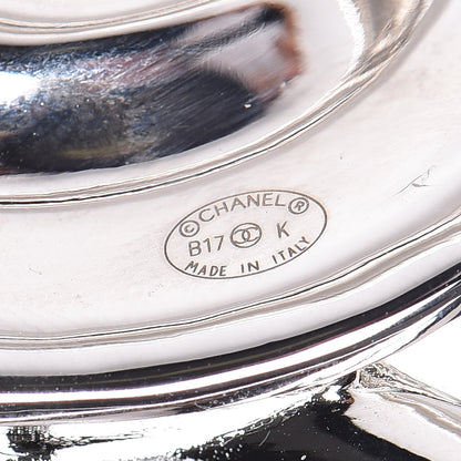 Chanel Crystal Baguette CC Cuff Silver 5 of 6