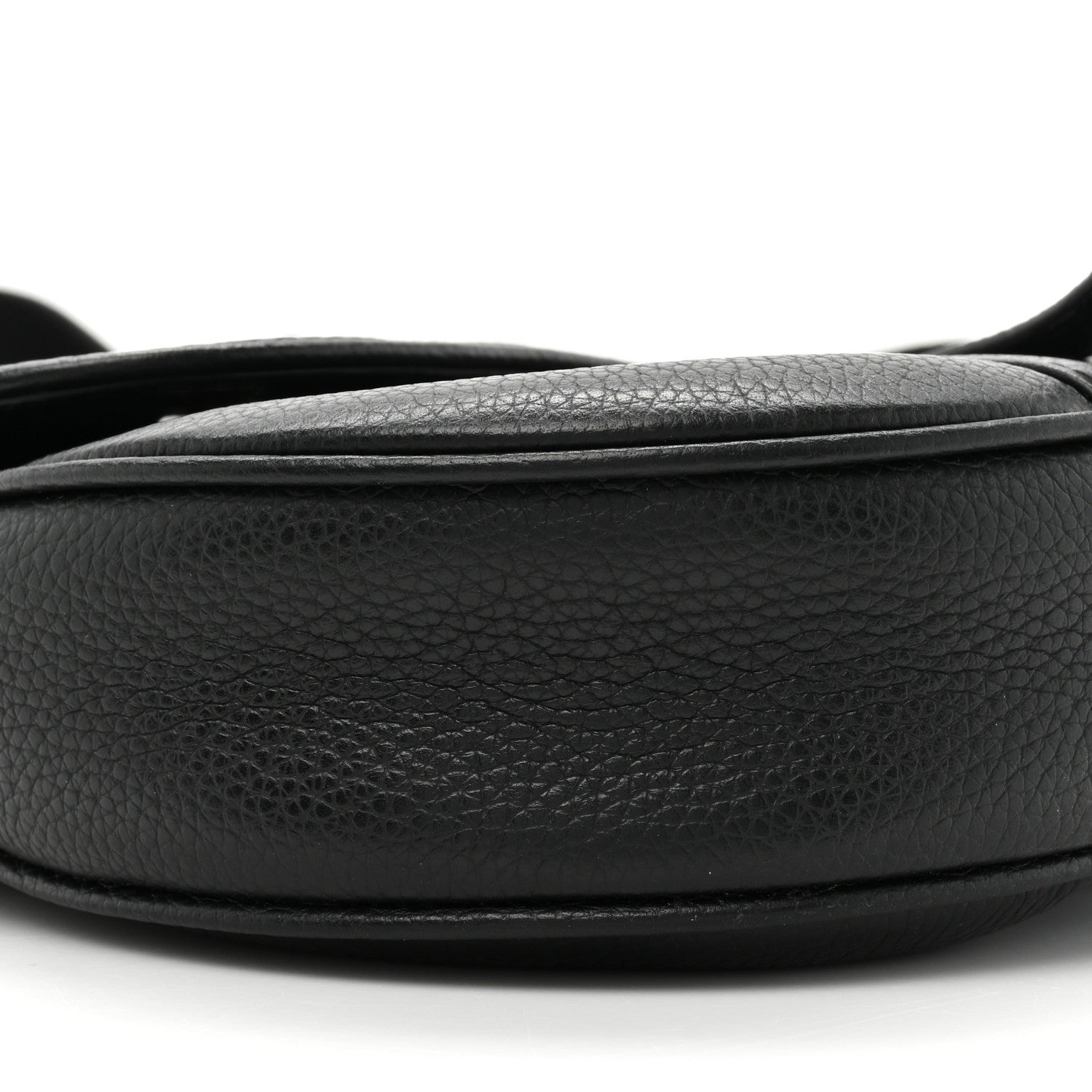 Christian Dior X SHAWN STUSSY Grained Calfskin Saddle Bag Black 9 of 12