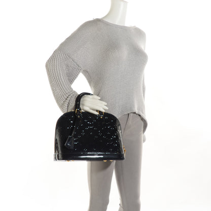 Louis Vuitton Vernis Alma PM Blue Infini 2 of 7