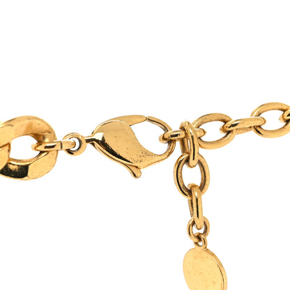 Christian Dior Metal CD Choker Necklace Gold 4 of 5