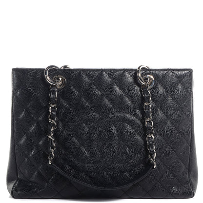 Chanel Caviar Grand Shopping Tote GST Black 1 of 7
