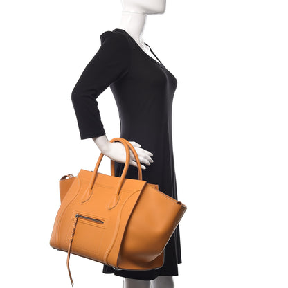Celine Supple Calfskin Medium Phantom Luggage Daffodil 2 of 12
