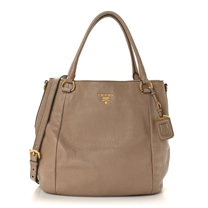 Prada Vitello Daino Tote Caramel 1 of 8