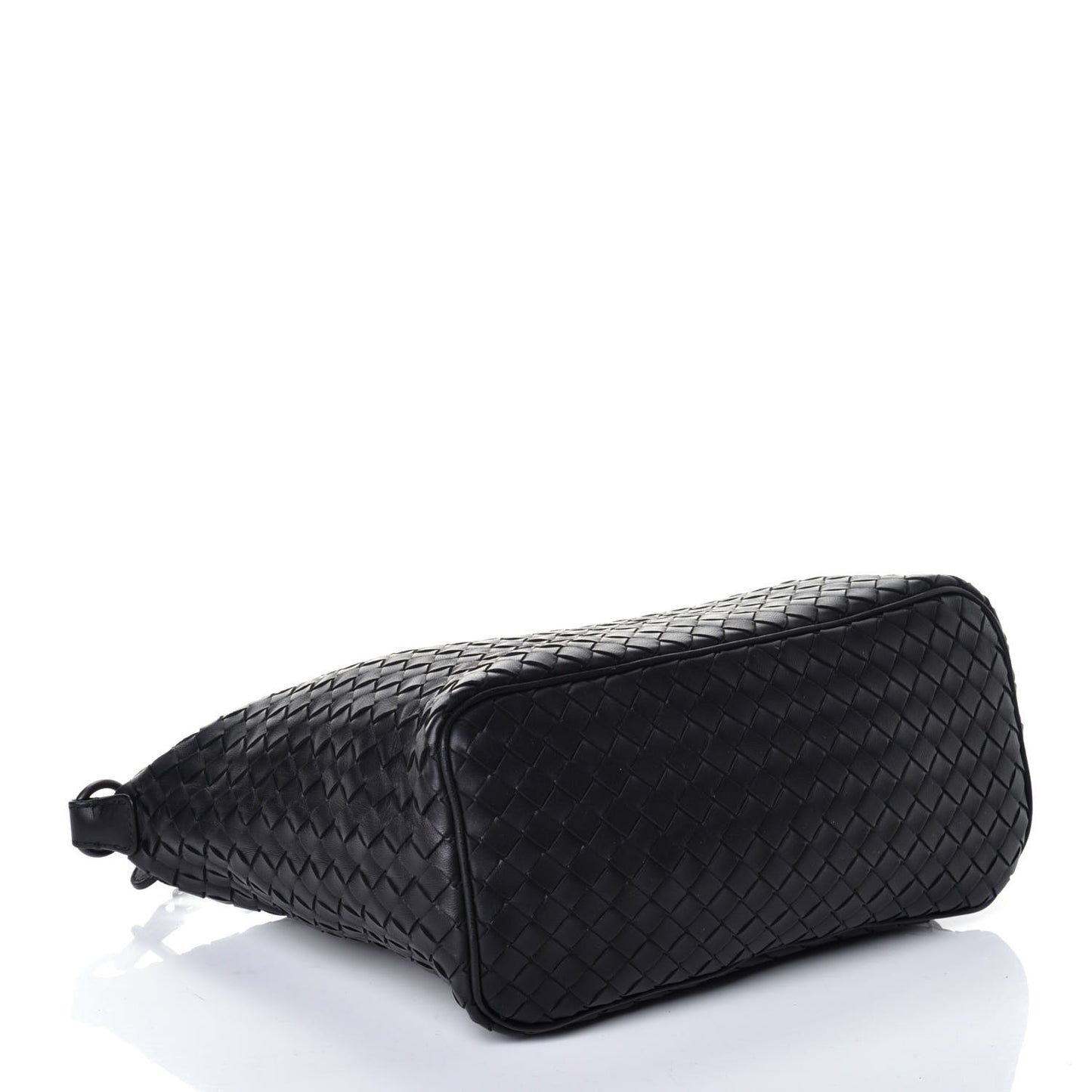 Nappa Intrecciato Small Shoulder Bag Black