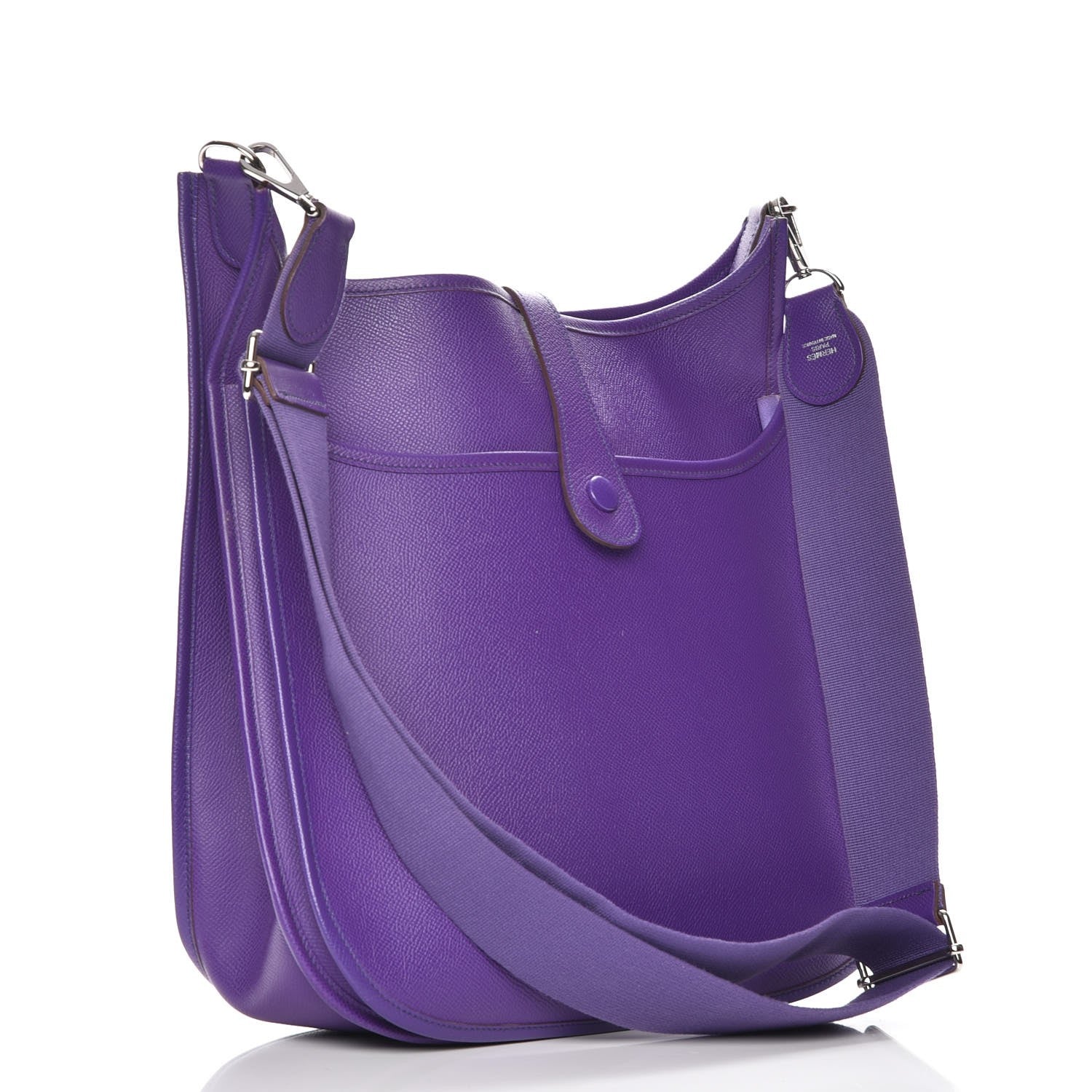Hermes Epsom Evelyne GM III Ultraviolet 3 of 9