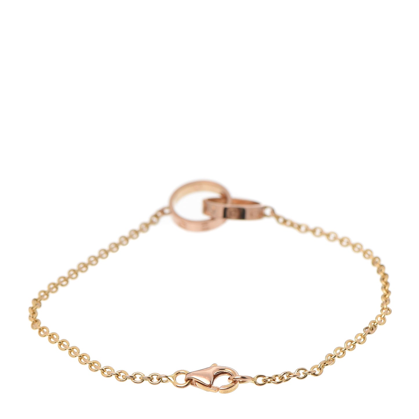 18K Yellow Gold Interlocking LOVE Bracelet