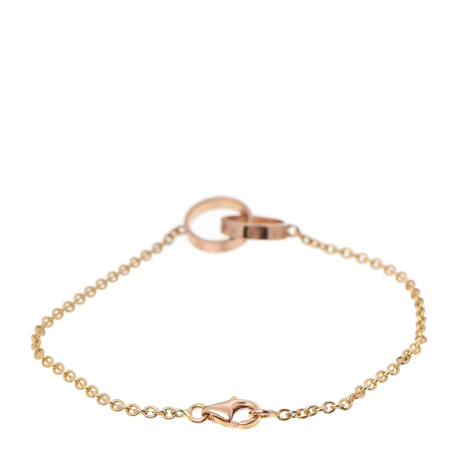 Cartier 18K Yellow Gold Interlocking LOVE Bracelet 3 of 6