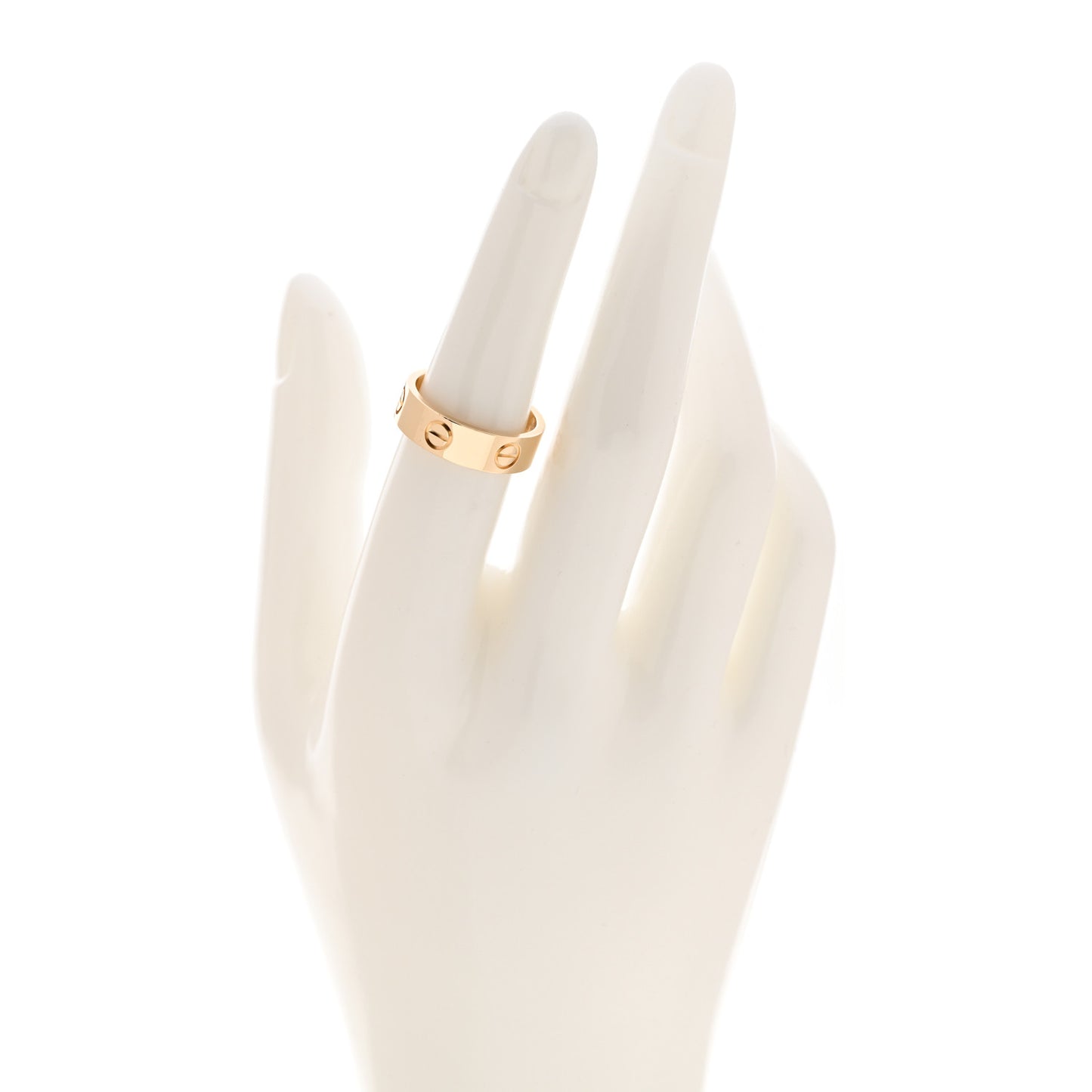 18K Yellow Gold 5.5mm LOVE Ring 53 6.5