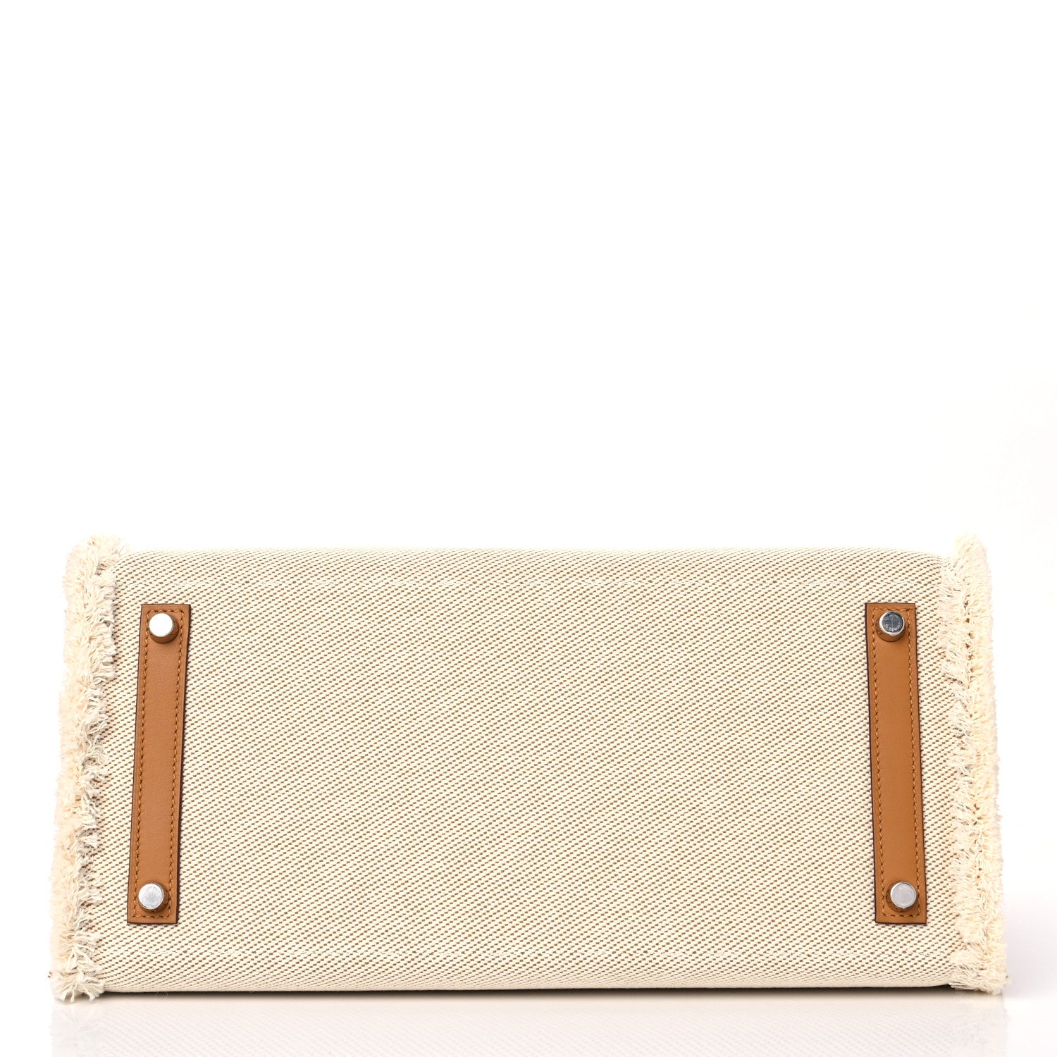 Hermes Swift Twill H Fray Fray Birkin 35 Sesame Ecru 6 of 34