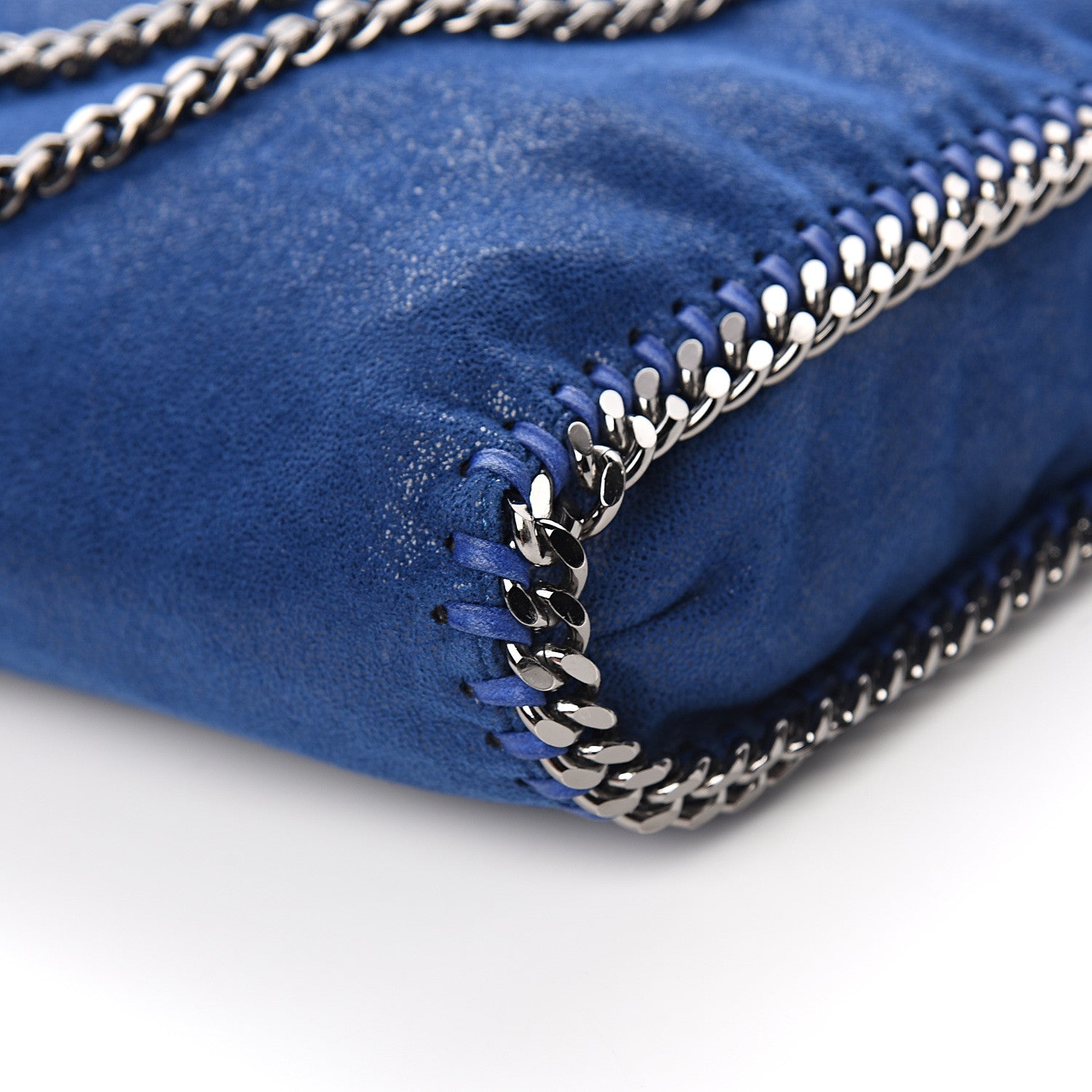 Stella McCartney Shaggy Deer Small Falabella Tote Cornflower Blue 9 of 10