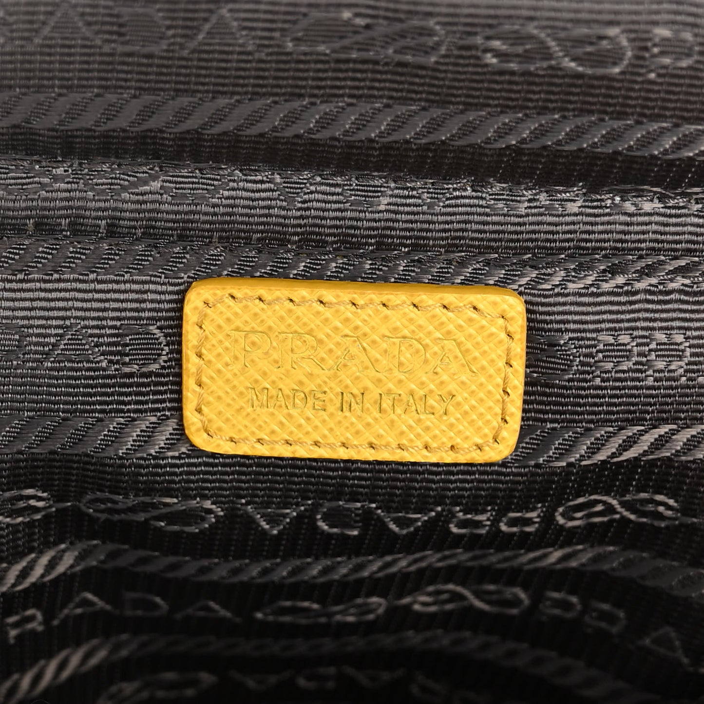 Tessuto Nylon Phone Case Crossbody Bag Giallo