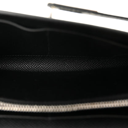 Hermes Epsom Kelly Wallet To Go Black 4 of 9