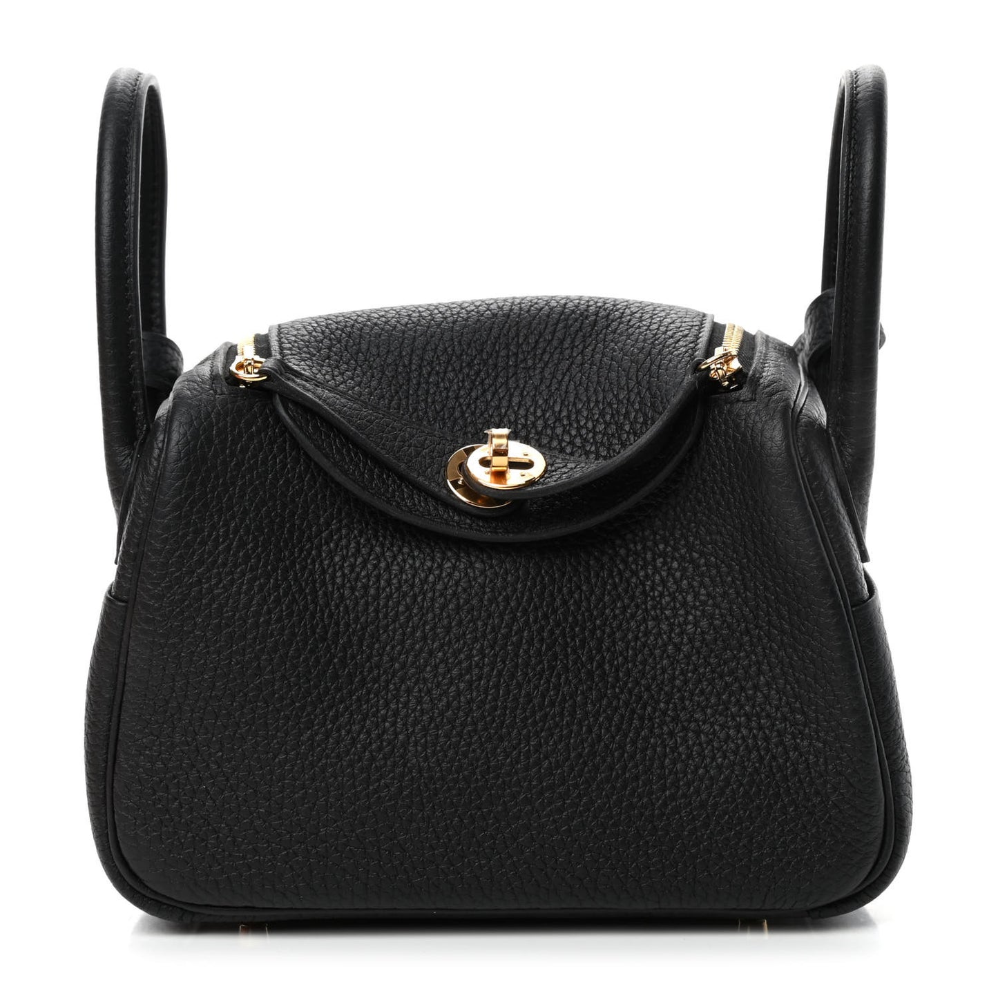 Taurillon Clemence Mini Lindy 20 Black