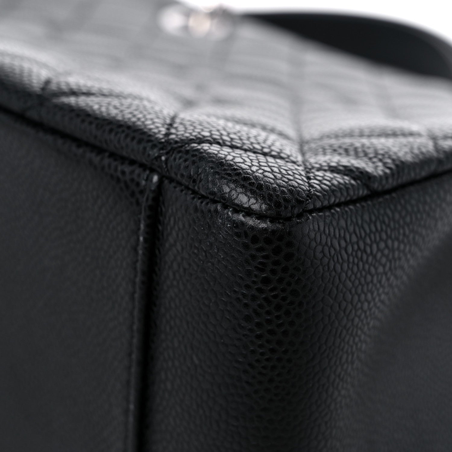 Chanel Caviar Quilted Grand Shopping Tote GST Black 9 of 11