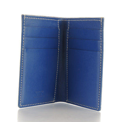 Goyard Goyardine Saint Marc Folding Card Case Navy 5 of 7