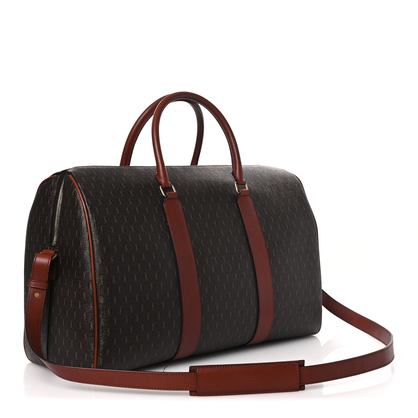 Canvas Smooth Calfskin Le Monogramme 48H Duffle Chestnut