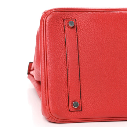 Hermes Taurillon Clemence Birkin 35 Bougainvillea 8 of 9