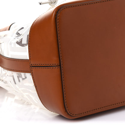 Fendi TPU FF Vitello Aura F is Fendi Grande Mon Tresor Bucket Bag White Cuoio 9 of 10