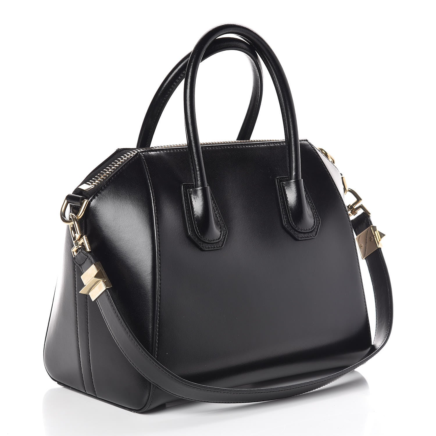 Givenchy Shiny Lord Calfskin Small Antigona Black 3 of 9