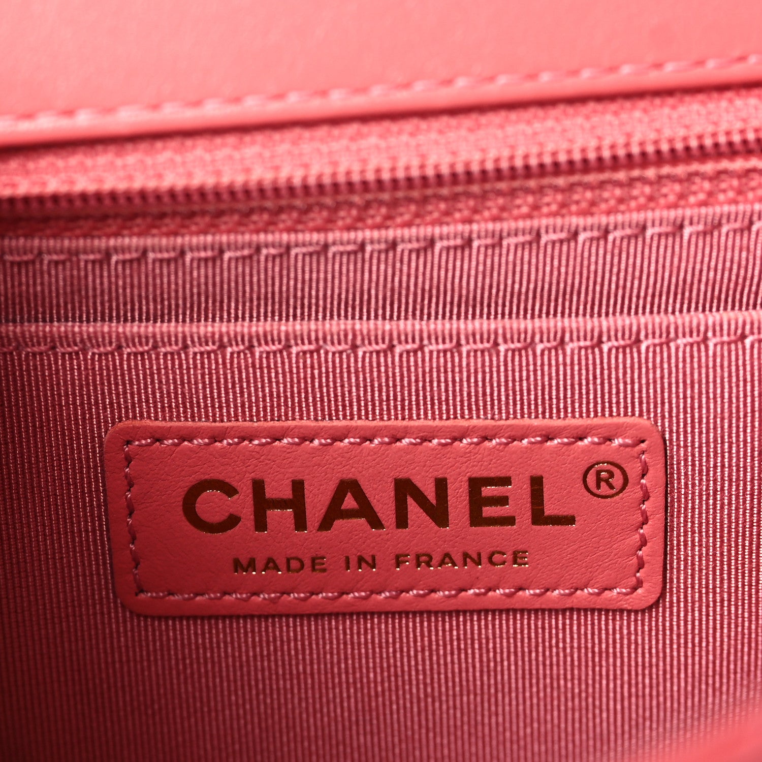 Chanel Calfskin Chevron Quilted Mini Statement Flap Pink 6 of 10