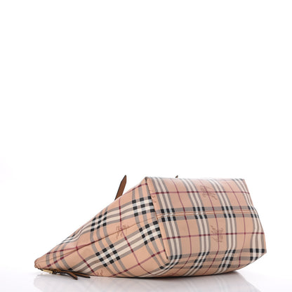 Burberry Haymarket Check Medium Salisbury Tote Tan 4 of 8