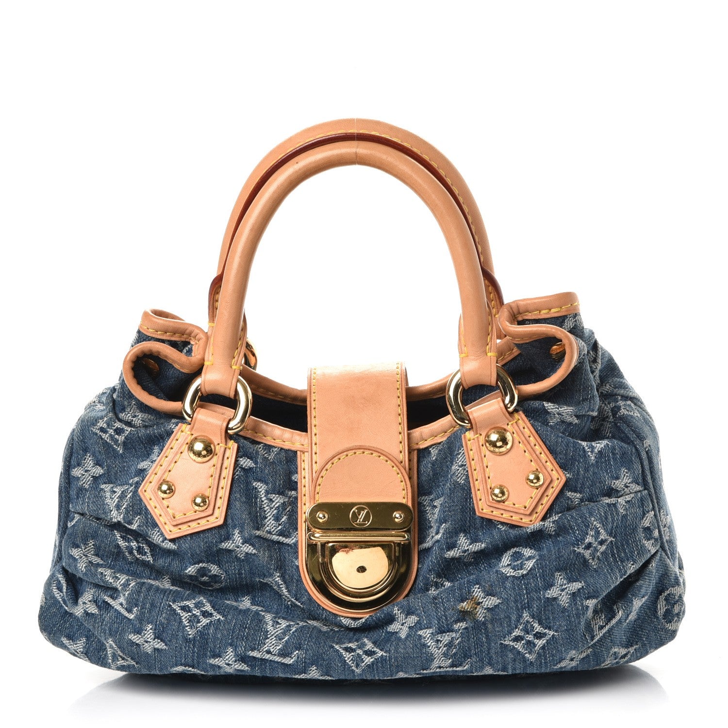 Louis Vuitton Monogram Denim Pleaty Blue 1 of 10