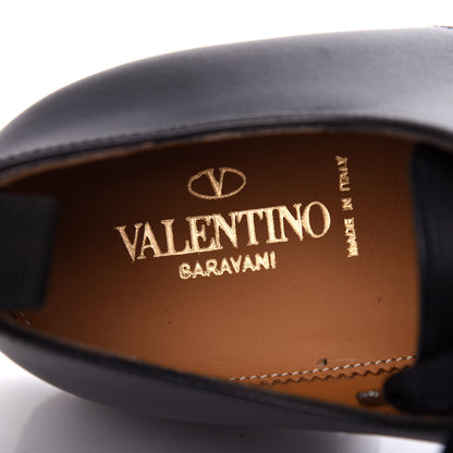 Valentino Garavani Nappa Mens Derby Loafers 44 Black 8 of 9
