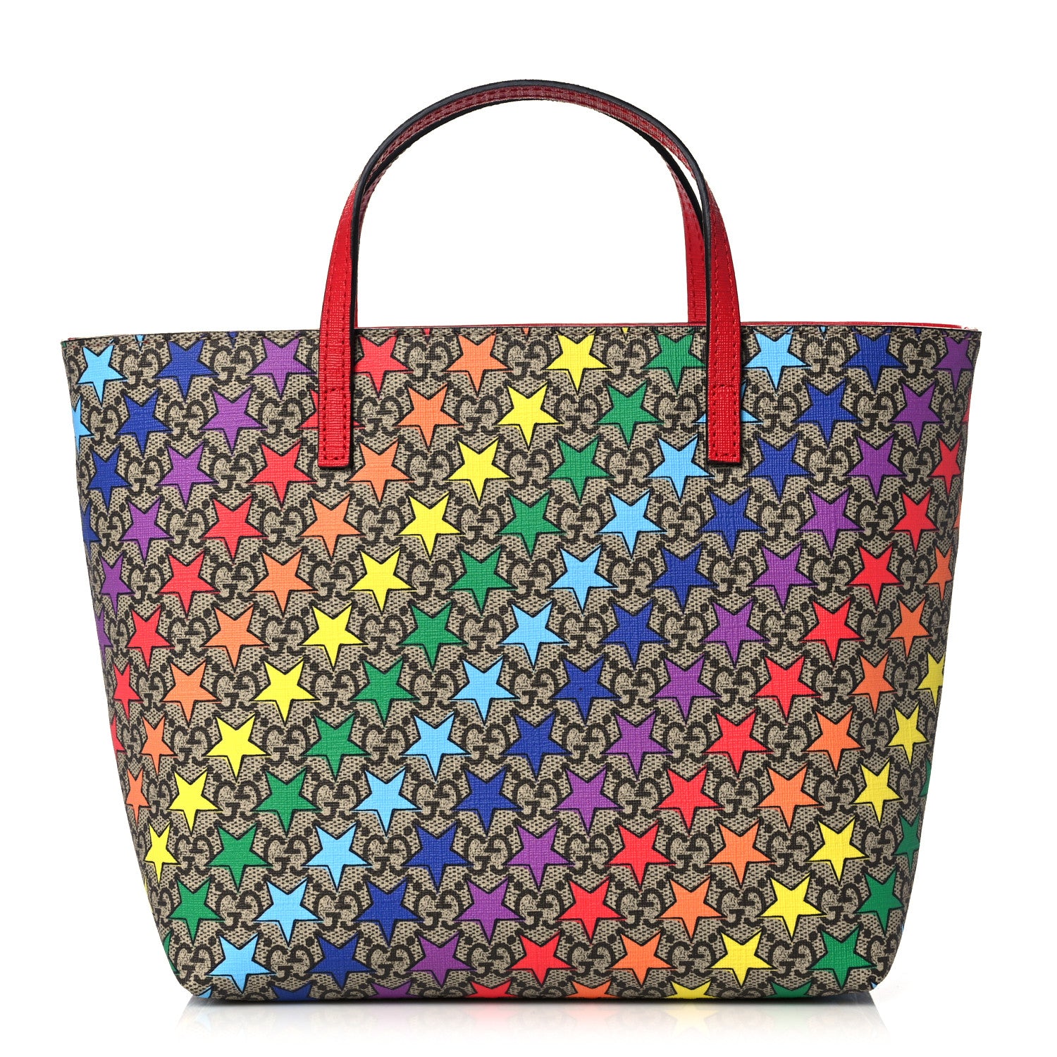 Gucci GG Supreme Monogram Childrens Star Print Tote Multicolor 1 of 10