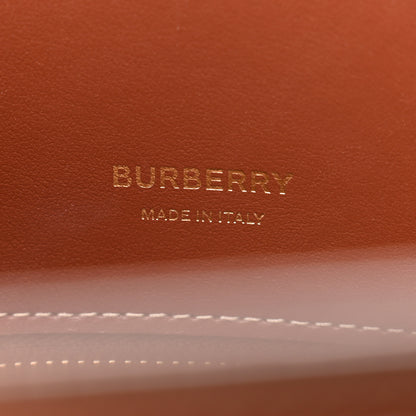 Burberry Calfskin Vintage Check Mini Two Handle Title Bag Archive Beige 6 of 9