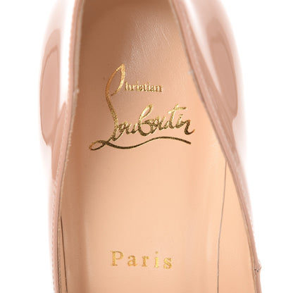 Christian Louboutin Patent New Very Prive 120 Pumps 38 Nude 7 of 8