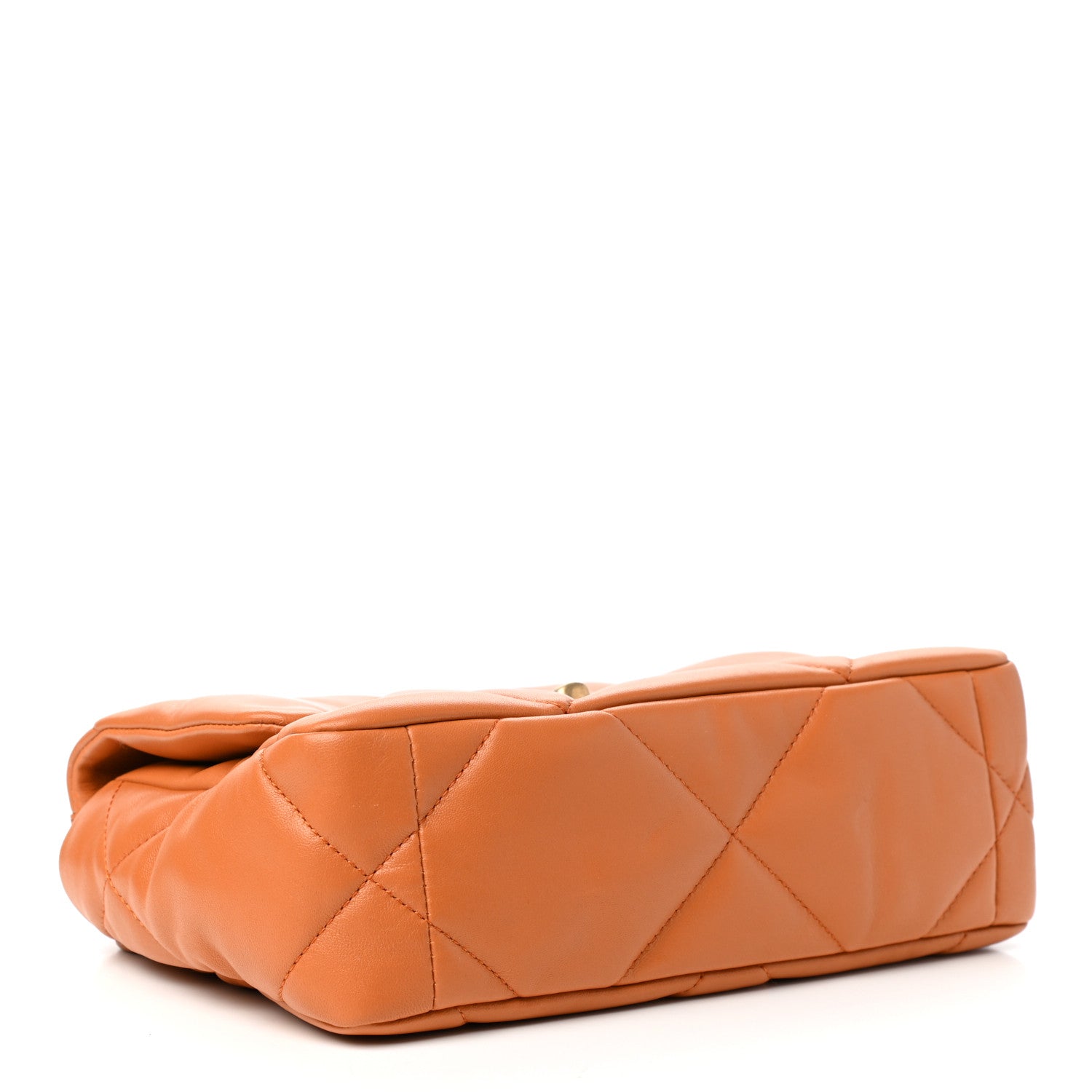 Chanel Lambskin Quilted Medium Chanel 19 Flap Light Brown 4 of 11