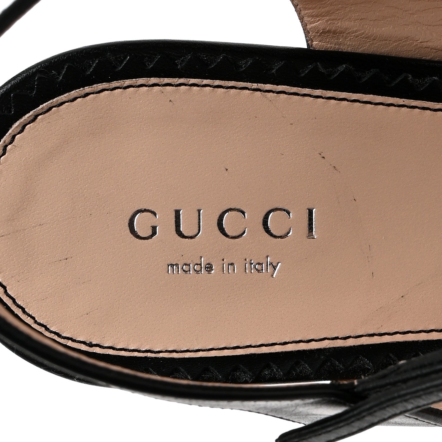 Gucci Malaga Kid Interlocking G Studs 155mm Platform Sandals 41 Perfect Black 6 of 8