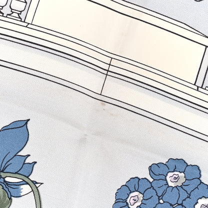 Hermes Silk Quai aux Fleurs Scarf 90 5 of 5