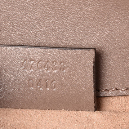 Gucci Calfskin Matelasse Super Mini GG Marmont Shoulder Bag Porcelain Rose 7 of 9