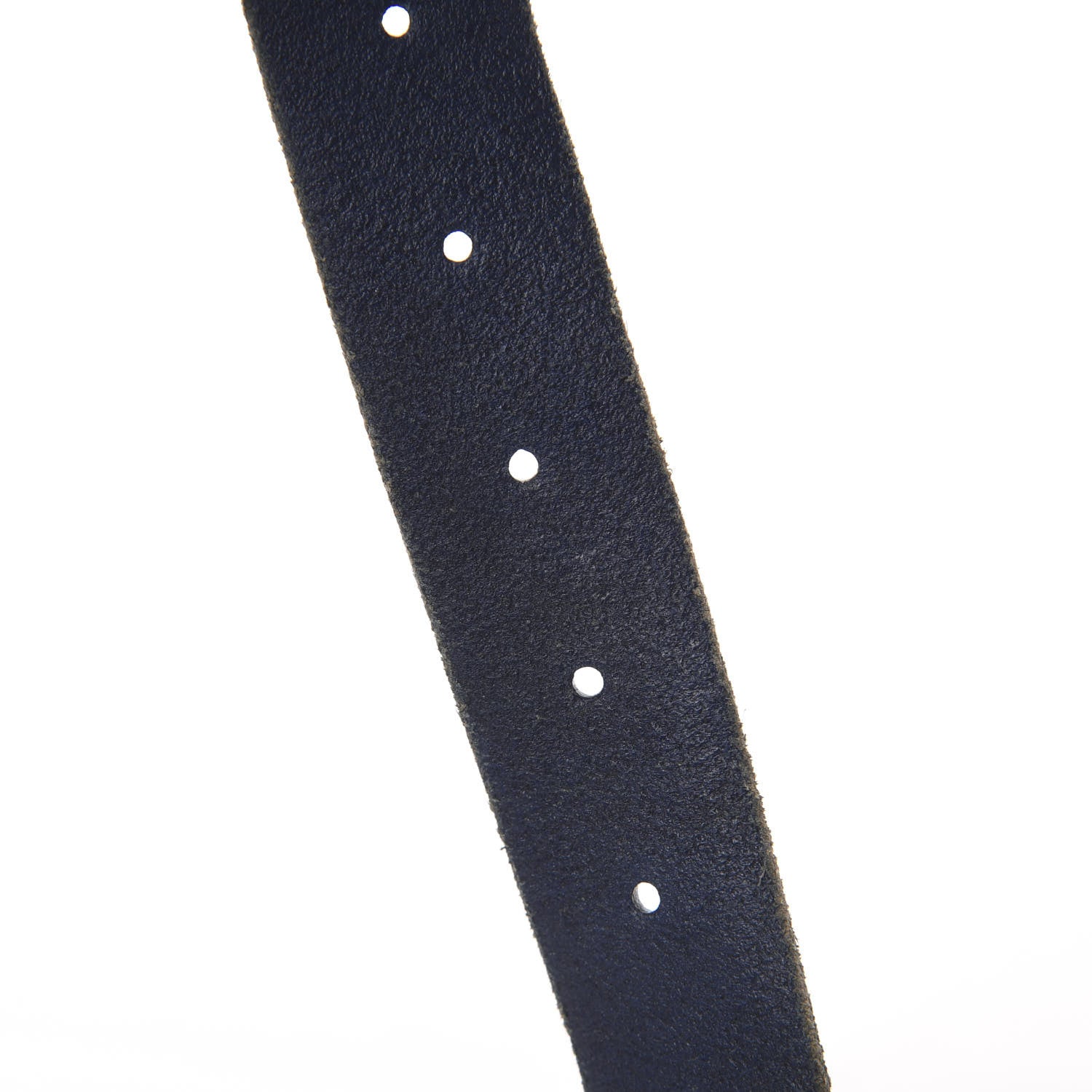 Gucci Cuoio Toscano Nickel Double G 30mm Belt 100 40 Blue 4 of 5