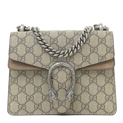 Gucci GG Supreme Monogram Mini Dionysus Shoulder Bag Taupe 1 of 10