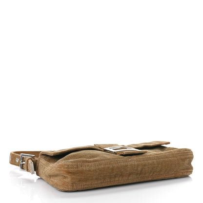 Fendi Corduroy Baguette Beige 4 of 8