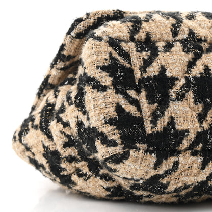 Chanel Tweed Maxi Chanel 19 Flap Beige Black 9 of 10