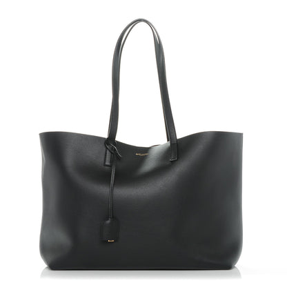 Saint Laurent Calfskin Large Shopping Tote Black 1 of 9