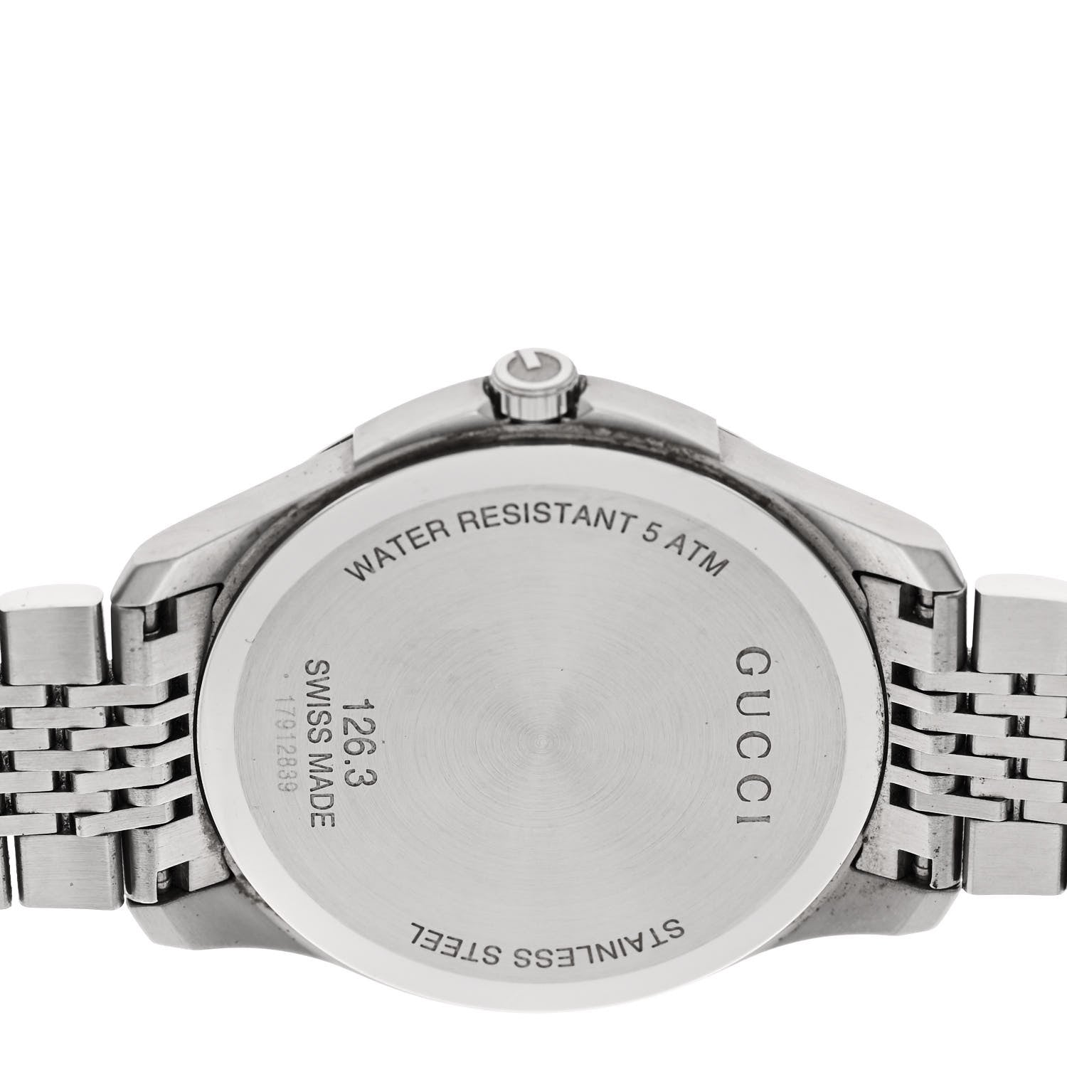 Gucci Stainless Steel 40mm G-Timeless Quartz Watch Brown 4 of 5