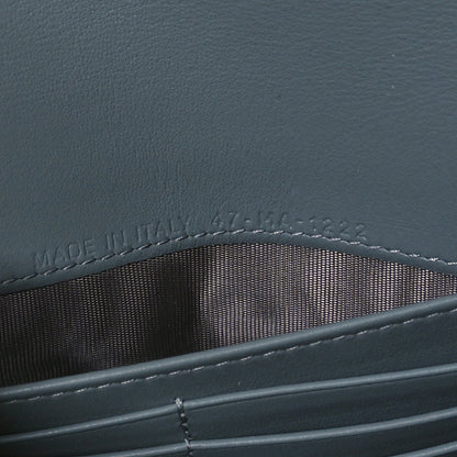 Christian Dior Oblique Saddle Chain Long Wallet Grey 8 of 11
