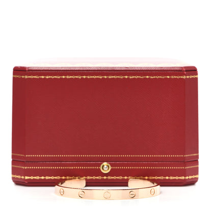 Cartier 18K Pink Gold LOVE Cuff Bracelet 19 5 of 5