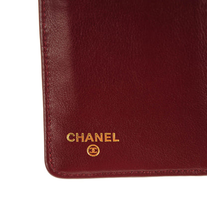 Chanel Caviar Quilted Yen Wallet Black 6 of 8