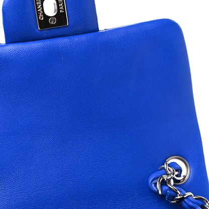 Chanel Lambskin Quilted Mini Square Flap Blue 9 of 9