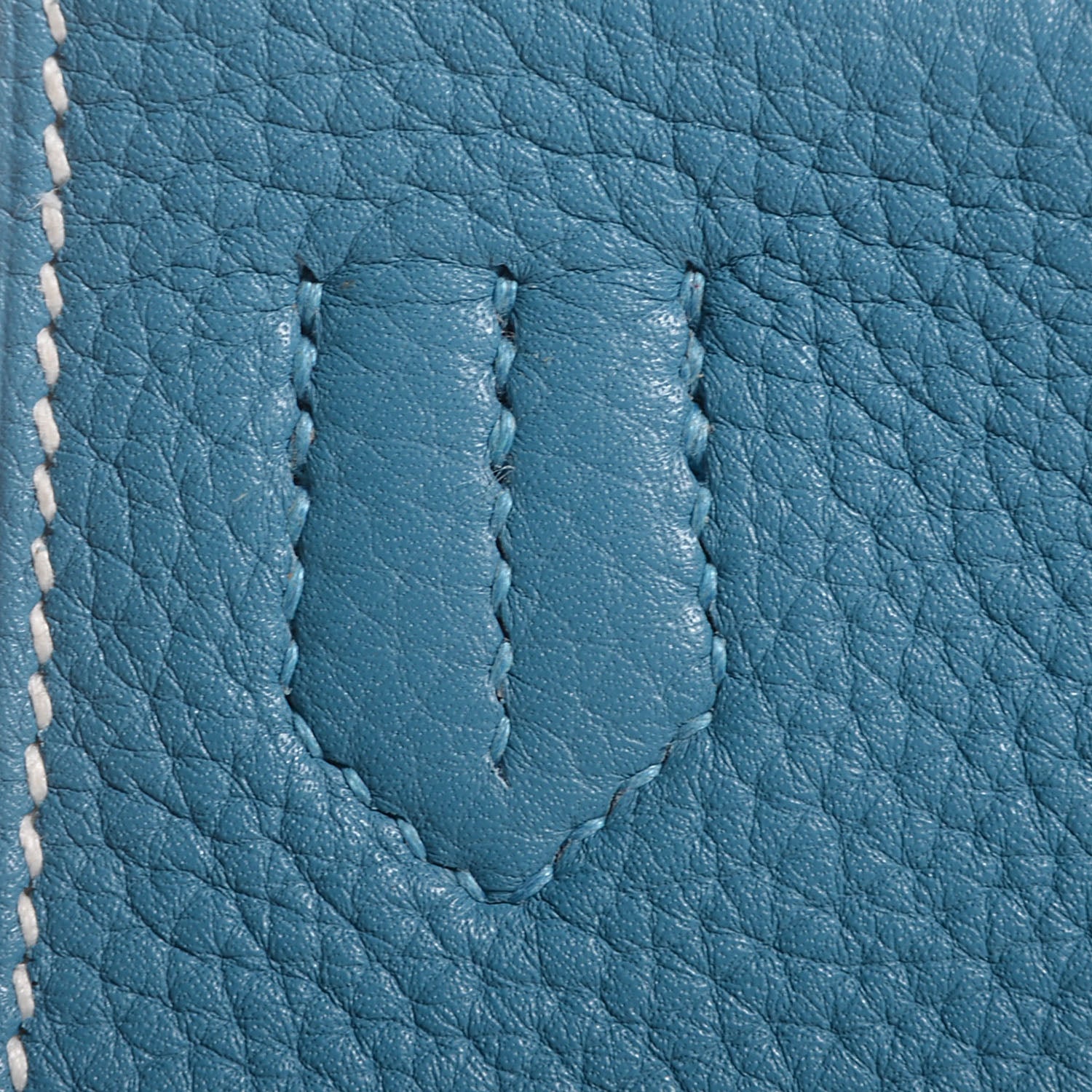 Hermes Taurillon Clemence Jypsiere 28 Blue Jean 3 of 20
