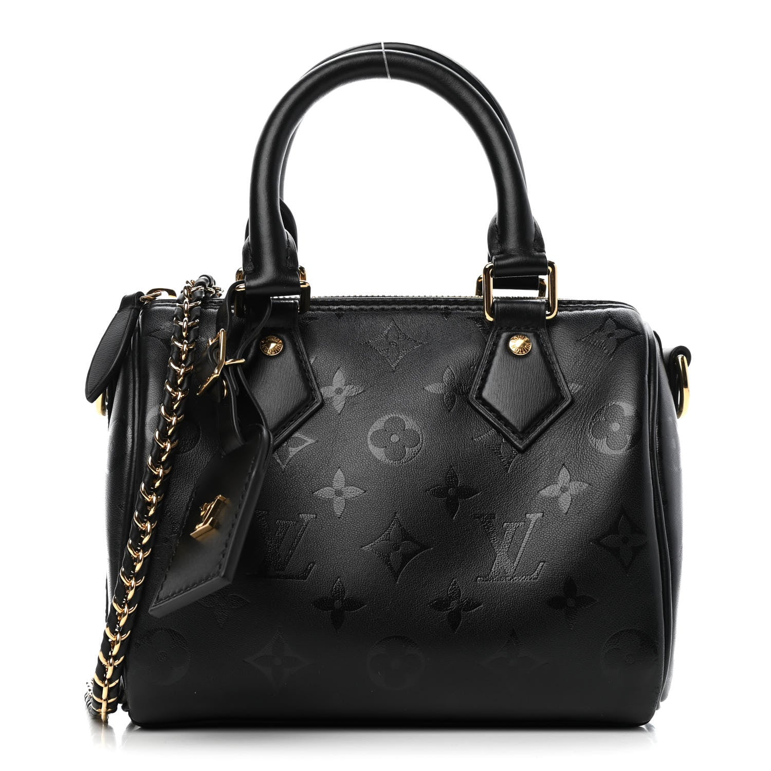 Louis Vuitton Monogram Ink Speedy BB Black 1 of 5