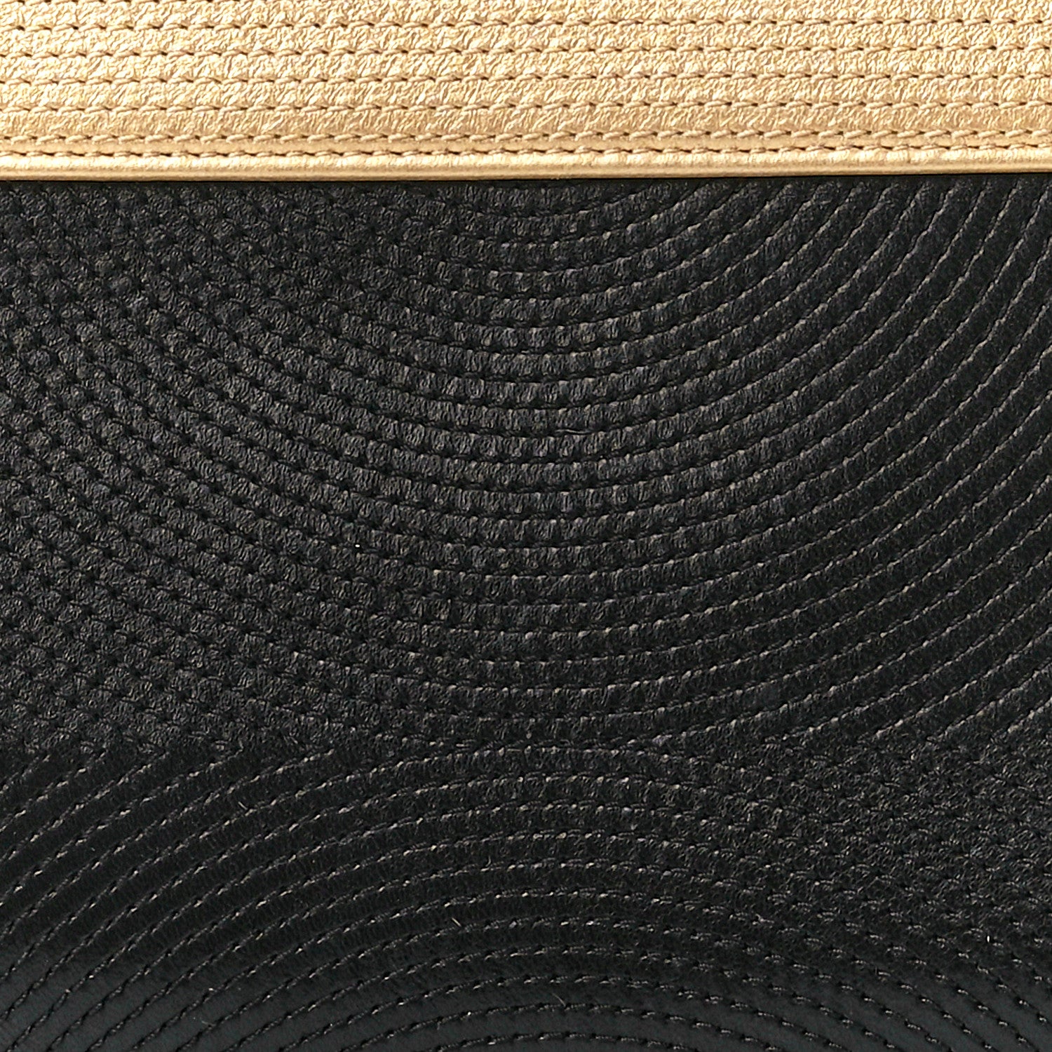 Chanel Lambskin Stitched Clutch Black Gold 8 of 12