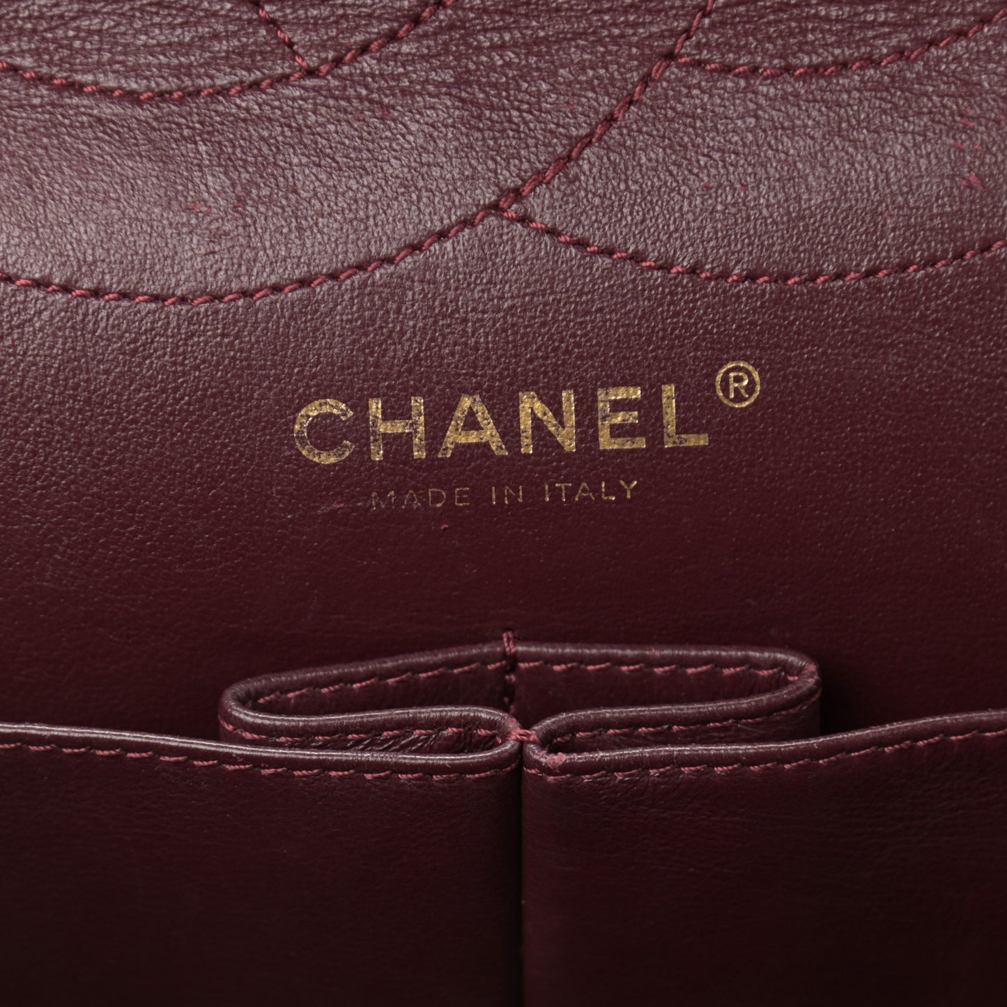 Aged Calfskin Quilted 2.55 Reissue 227 Flap Black