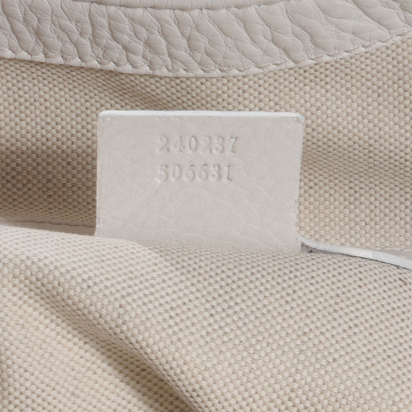 Leather Techno Horsebit Large Flap White